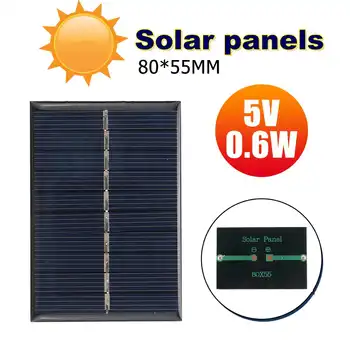 

NEW 0.6W 5V Mini Solar Panel Small Solar Cell Solar Polysilicon Board