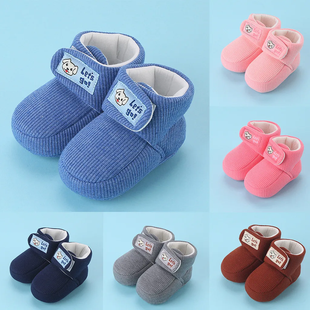 

Winter Boots Unisex Newborn Baby Shoes Girls Winter Anti-slip First Walkers Soft Soled Toddler infant Kids Girl booties sneakers