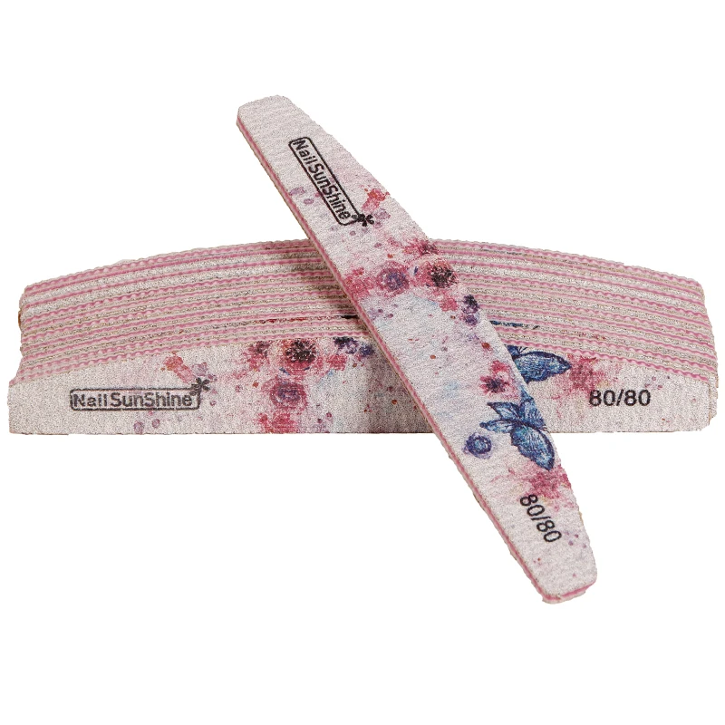Nail File 5 CYSHMILY 10 шт./компл. моющиеся Disinfectable набор пилочек для ногтей сильные наждачной бумагой, придание ногтям формы красочные полировальный Маникюрный Инструмент Пилочки для ногтей - Цвет: Nail File 5