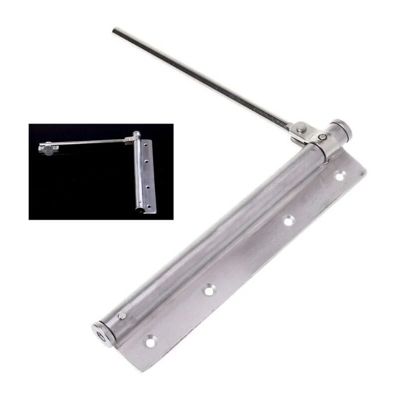 

Adjustable Stainless Steel Door Closer Automatic Spring Latch Wear-resistant Hardware Home Furniture