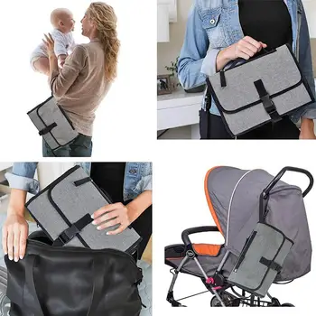 

Multifunction Waterproof Changing Diaper Pad Foldable Portable Diaper Cover Urine Mat Folding Diaper Bag For 0-24 Months Baby