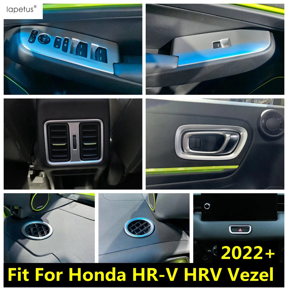 

Armrest Window Lift Rear Air Conditioning AC Vent Door Handle Bowl Cover Trim Interior Accessories For Honda HR-V HRV Vezel 2022