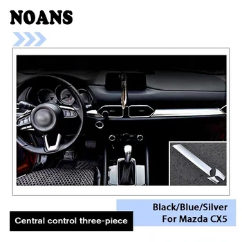 

NOANS Auto Car Center Console Frame Trim Stickers Decorative Protective Covers For Mazda CX-5 CX5 CX 5 2017 2018 KF Accessories