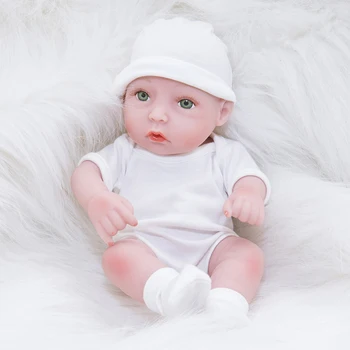 

28CM Silicone Reborn Baby Dolls Toys Newborn Bebe Toy Lifelike Toddler Soft Body Children Boy Girl Toys For Kids Birthday Gifts