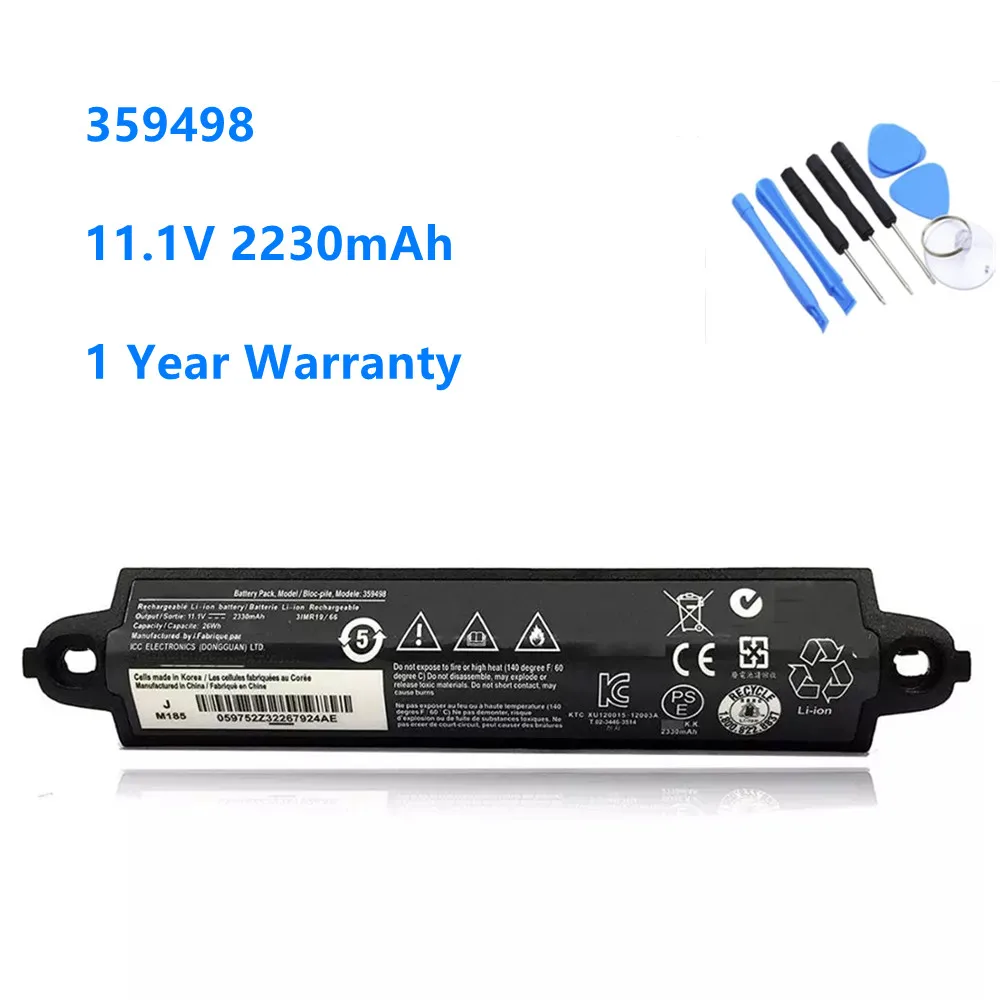 

11.1V 26WH 359498 battery For Bose SoundLink III 330107A 359495 330105 For Bose soundlink Bluetooth Mobile Speaker II 404600