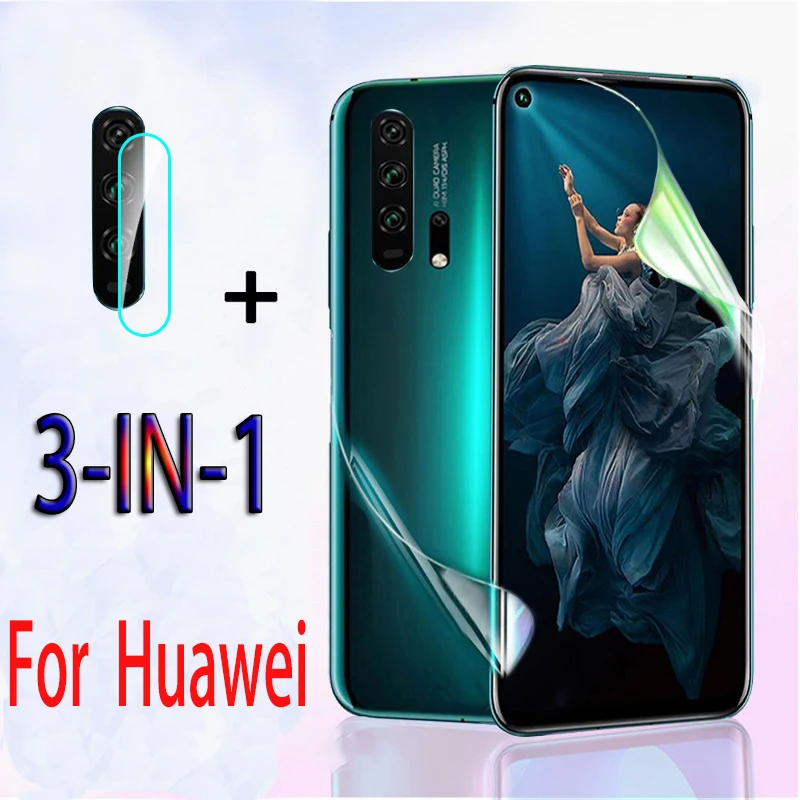 Полное покрытие Защитная Гидрогелевая пленка для Huawei Honor 20 Pro Lite 20S 20i экрана
