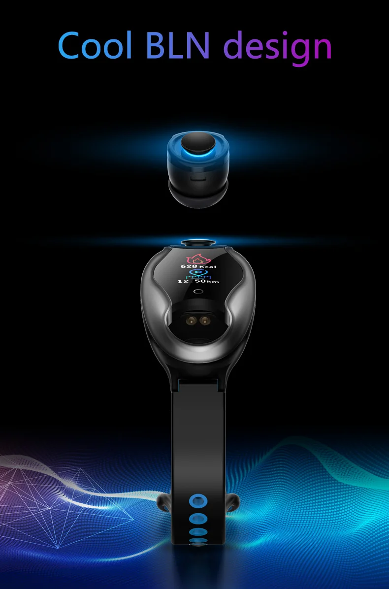 LEMFO новые AI умные часы с Bluetooth наушником монитор сердечного ритма Смарт-браслет долгое время ожидания спортивные часы для мужчин
