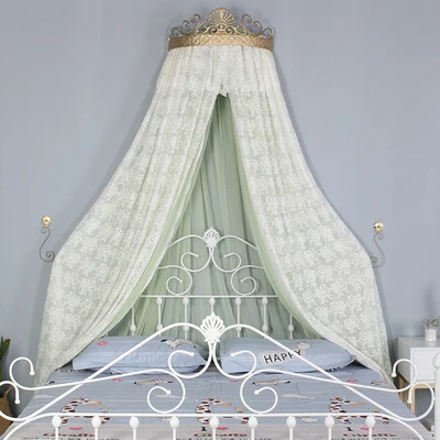 Европейская кровать Подушка для домашнего питомца шторы с тесьмой москитная сетка с карниз для декораций - Цвет: color 5