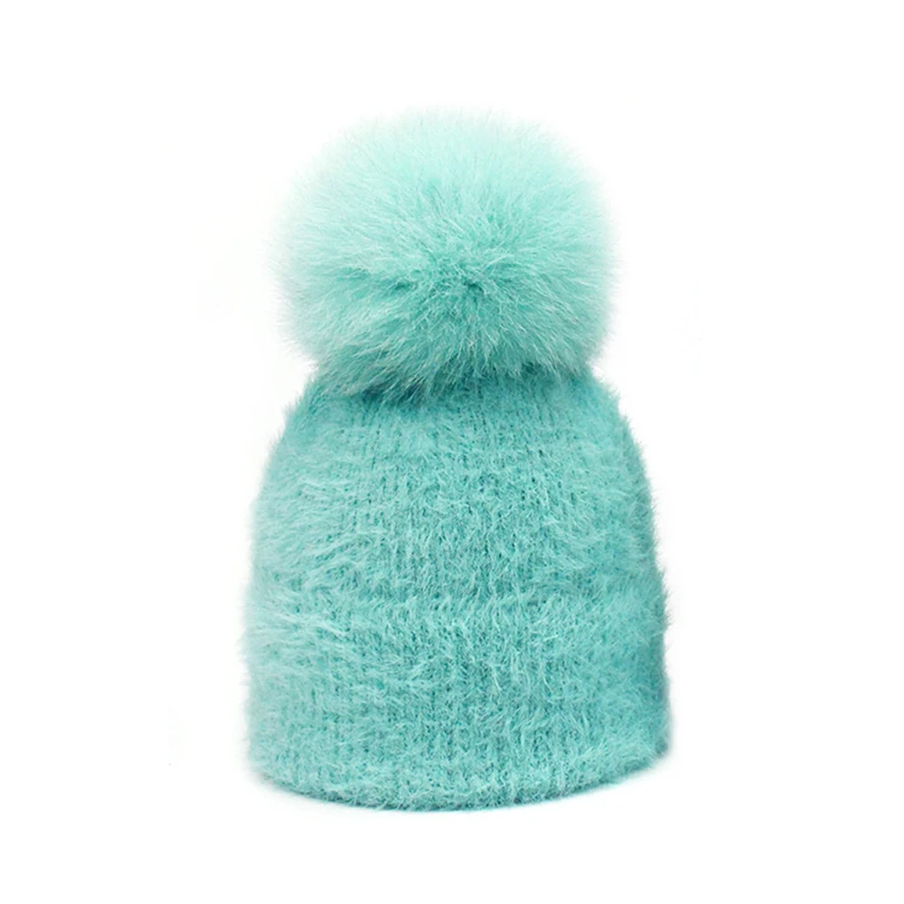 Шапка для взрослых, Повседневная шапка Skullies Beanies для женщин и мужчин, шапка из искусственного меха норки, теплые ветрозащитные аксессуары для улицы