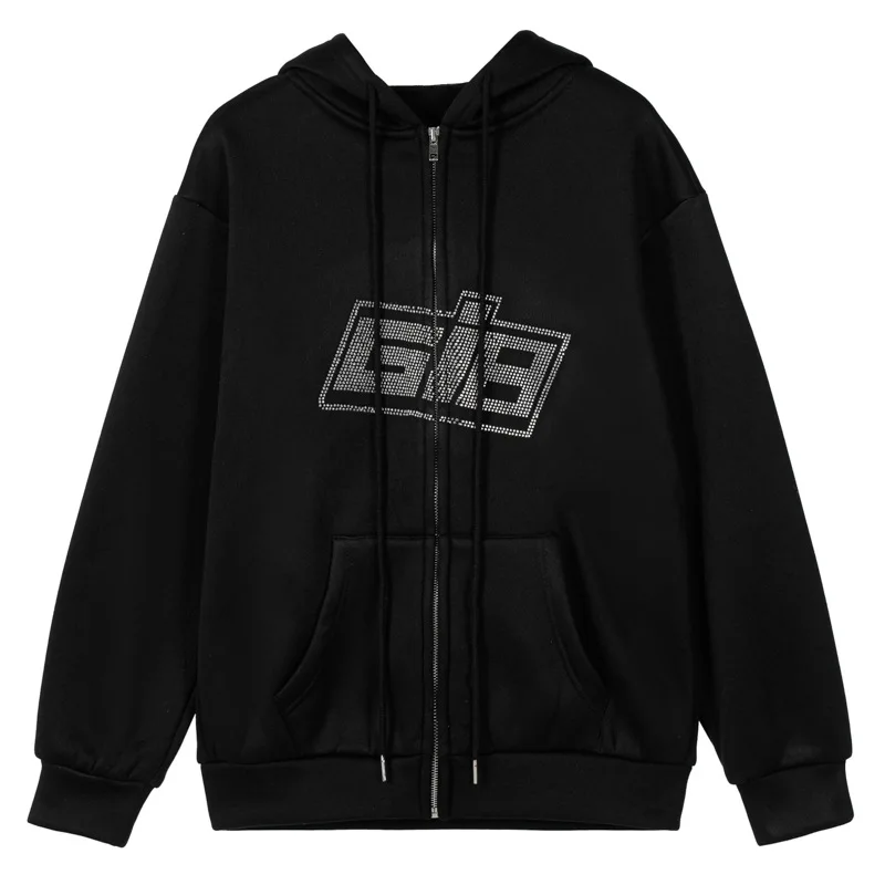 y2k oversized zip up hoodie
