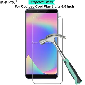 Перейти на Алиэкспресс и купить Для Coolpad Cool Play 8 Lite 6,0 дюймновая твердость 9H 2.5D ультратонкая закаленная стеклянная пленка защитная пленка для экрана