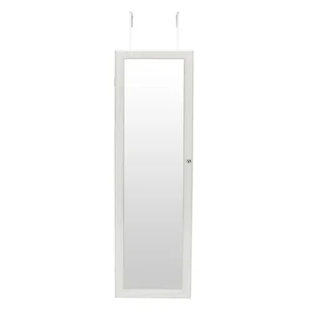 

1 Set Mirror Cabinet Retro Sturdy Delicate Makeup Mirror Jewelry Storage Cabinet Mirror for Home Living Room Bedroom