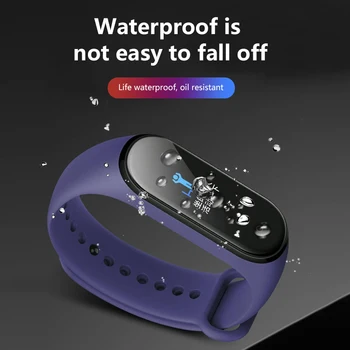 

Strong Tempered film Glass Explosion-proof Protector-Screen Waterproof Scratched Glass Protective Film For MI band 5 TXTB1