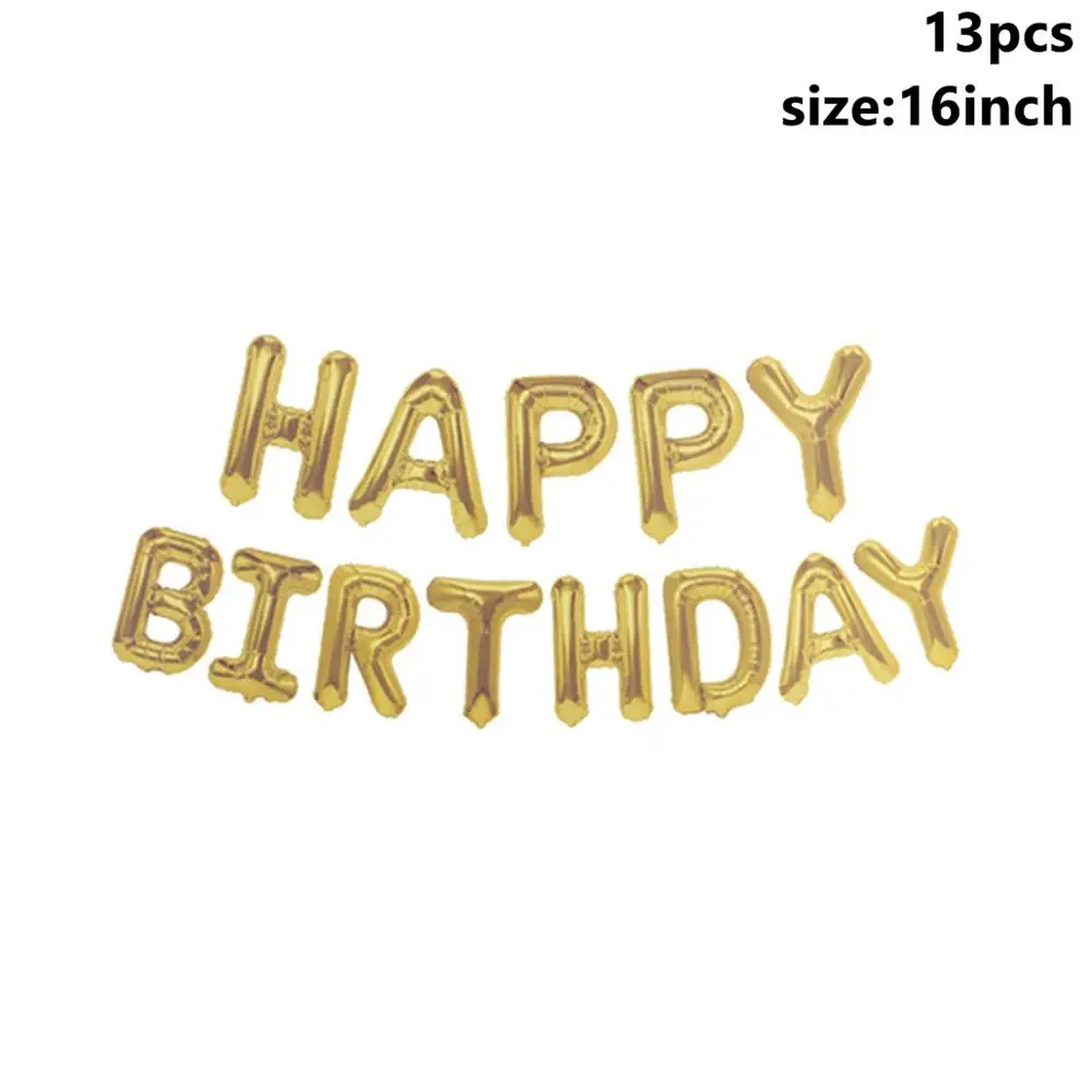 Gold Letter Balloons Taoup Gold 50th Birthday Party Tableware Cups Plates Towels Table Cover Happy 50 Birthday Party Decors Adult Parents Grandparent - Цвет: Gold Letter Balloons