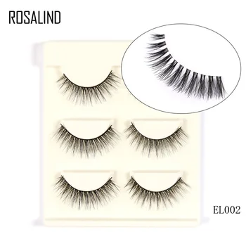 

Fake Eyelashes 3D Realistic Multi-layer Dense Natural Slender Makeup Tools Make Up Eyes Cosmeticks Beauty