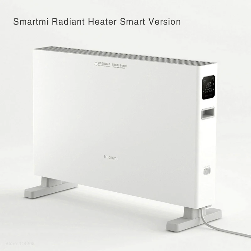 XIAOMI SMARTMI электрический обогреватель умная версия быстро удобные обогреватели для дома комнаты Быстрый конвекторный вентилятор для камина настенный обогреватель бесшумный - Цвет: Белый