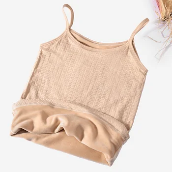 

Womens Comfortable Underwear Undershirt Slim Sexy Ladies Vest Sleeveless Camisoles Sexy Z1 Solid Winter Keep Warm Plus Cotton