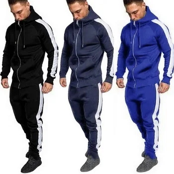 

SFIT Casual Tracksuit Set Men Fashion Fitness Jogger Sports Sportswear Suits Spring Autumn Two Pieces Hoodies Pants Set Male