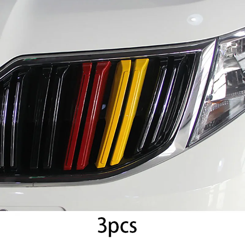 for SKODA KAMIQ 2018-2020 front grille triband Decorative strip