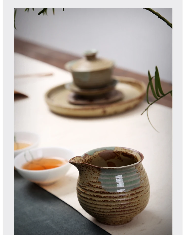 Керамическая чайная чашка, аксессуары для чайной церемонии, чаи, горящий керамический чай, морская креативная большая чашка, кунг-фу, черный чай, чайная посуда