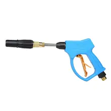 Водяной пистолет Автомойка пенопластовый пистолет пенообразователь разбрызгиватель высокого давления очиститель мыла снег Лэнс портативный мыть Автомобильная Форсунка генератор двери