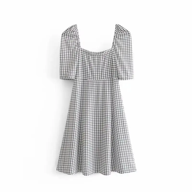 

Western Style 2019 Summer New Style Retro Polka Dot Strapped Dress Short Skirt Backless Bandage Cloth Dress WOMEN'S Dress