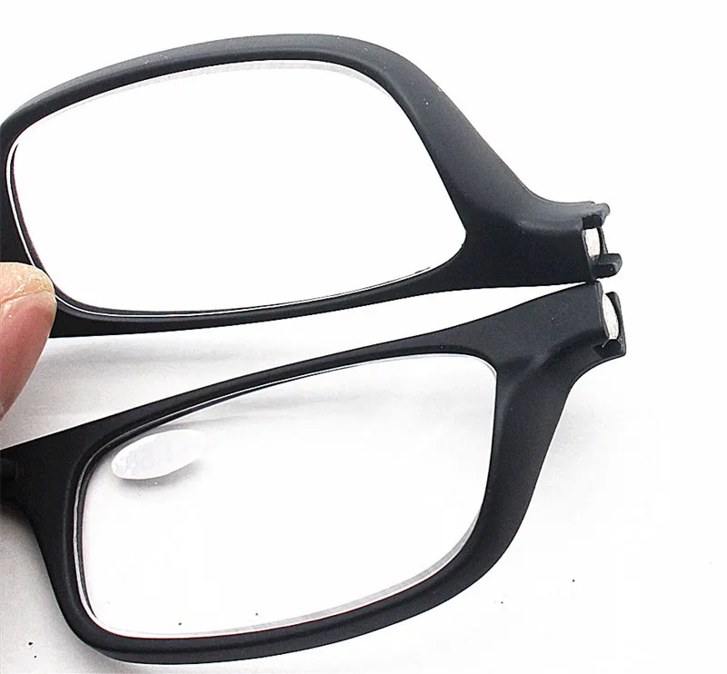 Совершенно новые магнитные очки для чтения, мужские и женские, Висячие на шее, лупа, регулируемая передняя дальнозоркость TR90 очки+ 1,0+ 1,5~+ 3,5