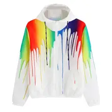 Женское цветное пальто с длинным рукавом и капюшоном на молнии, повседневное спортивное пальто с карманами, женские белые куртки для бега, мода