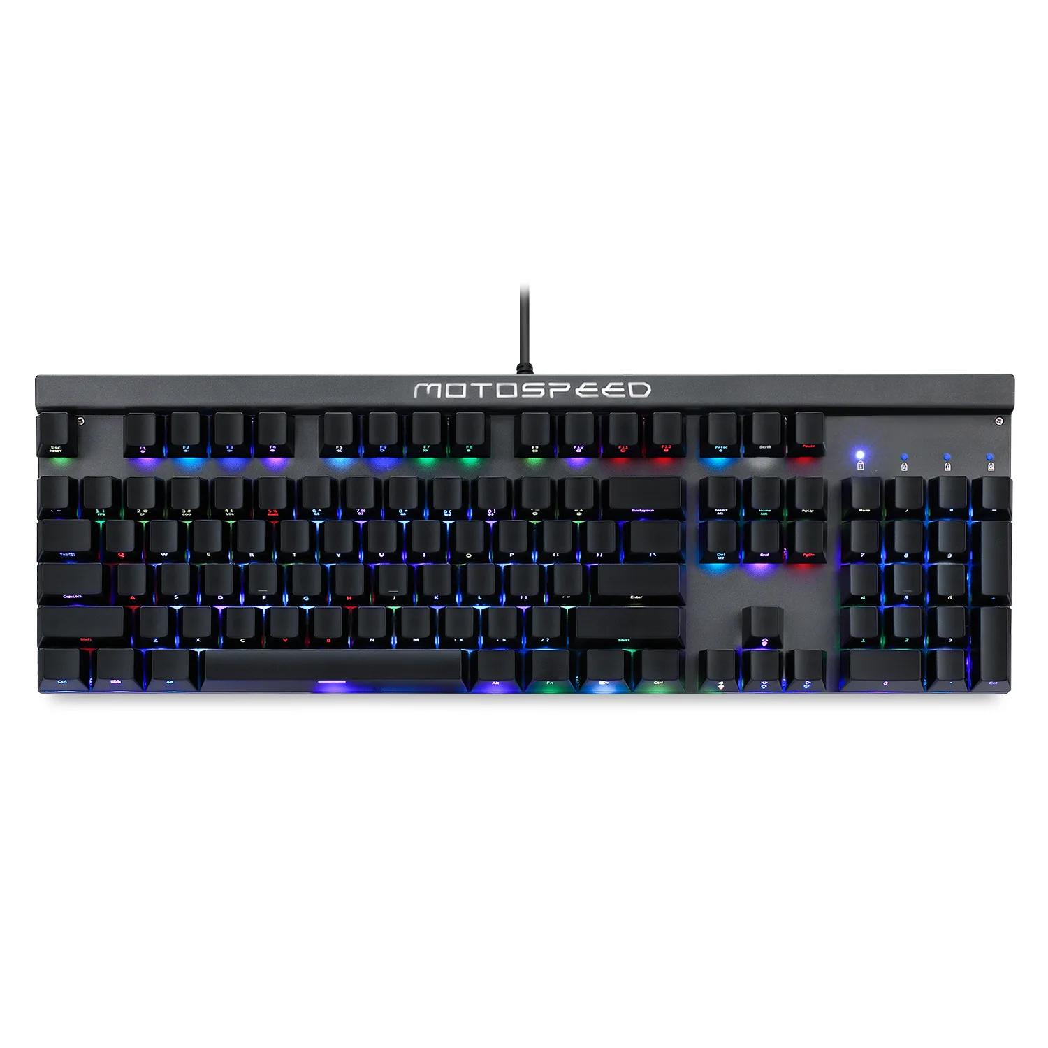 

New Products Hot Selling Mount Leopard CK103 Mechanical Keyboard RGB Backlight Side Intaglio Keyclick Red Shaft Currently Availa