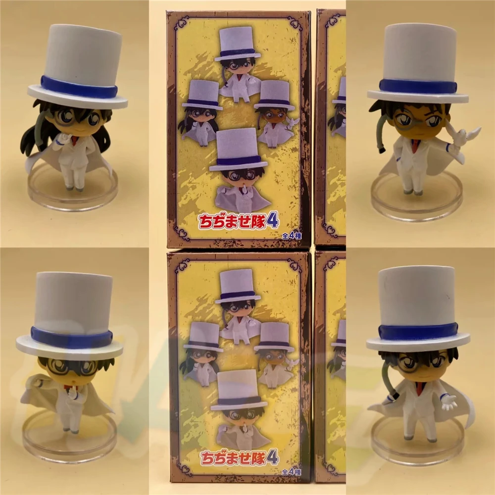 

4pcs/set Detective Conan Kaitou Kiddo Figure Figurine Model Toy Collection Anime FIgure ToysIn Box