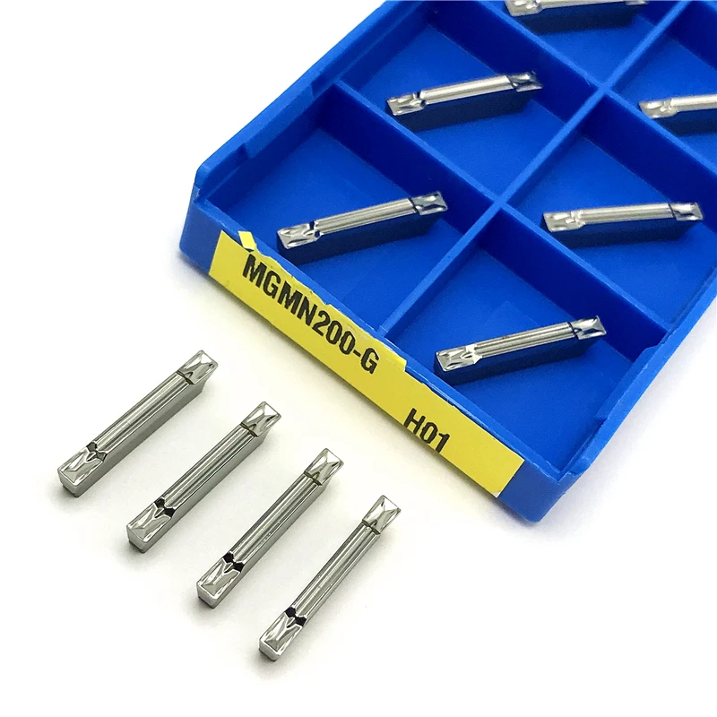 

MGMN200-G H01 Carbide insert Grooving aluminum CNC lathe tool Turning insert MGMN 200 aluminum insert For Holder tool MGEHR