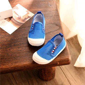 

Baby Hollow Mesh Shoes New One Pedal Children Elastic Soft Sole Shoes Children Mesh Shoes Boys Girls Non-slip Tide Shoes