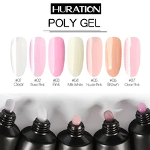 11 г поли гель Светодиодный УФ-лучи Гель-лак прозрачный гель для телесного декоративного быстрого жесткого желе лак для ногтей гель полигель набор