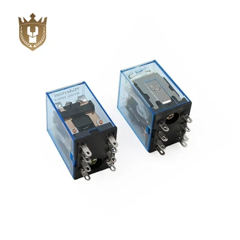 

MY2P HH52P MY2NJ Relay Coil General DPDT Micro Mini Electromagnetic Relay Switch with LED AC 110V 220V DC 12V 24V