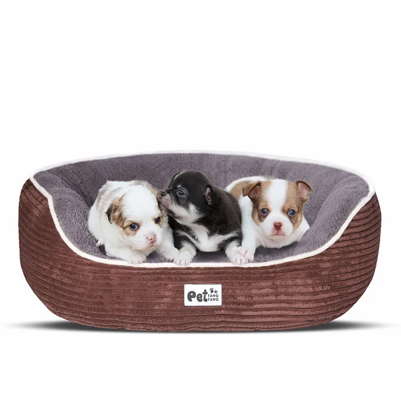 Pet Bed for Small Medium Large Dog Crate Pad Deluxe Soft Bedding Moisture Proof Bottom for All Seasons Puppy Dog House Pet Bed