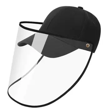 

Universal Novelty Visors Caps Transparent Protective Mask Transparent PVC Anti-fog Unisex Visors Hats Women Men Caps Summer hat