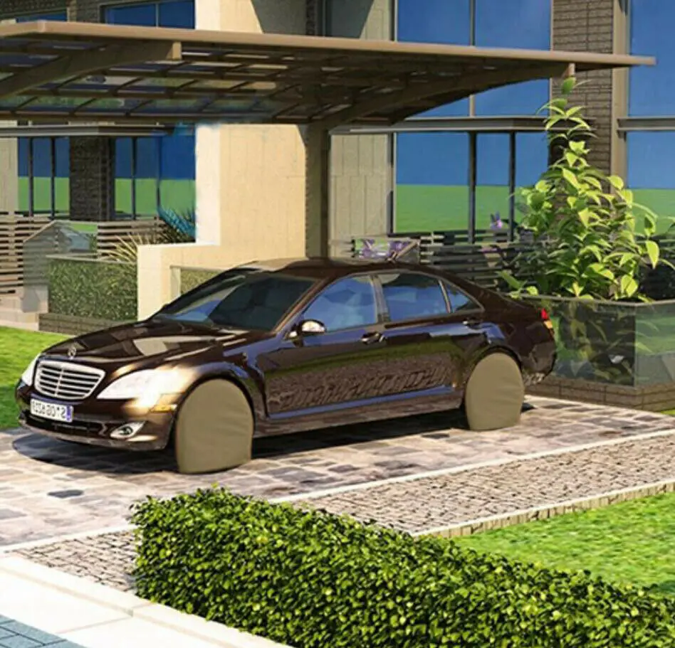 Acessório à Prova Proteção do Pneu Oxford Resistente Carro Suv Pneu Capa Drv Água uv Protetor Solar rv Reboque 4x 600d 12 capa acessório à prova drv água uv