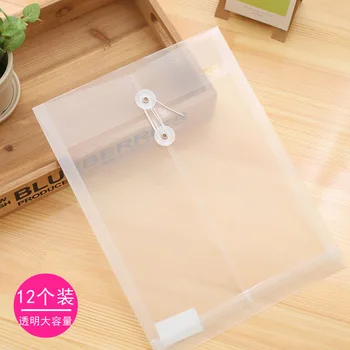 

A4 Stationery Transparent File Bag File Bag Voucher Storage Bag Folder Office
