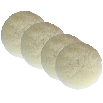 

Replacement Polishing Pads Set Accessories Detailing 4Pcs White Buffing