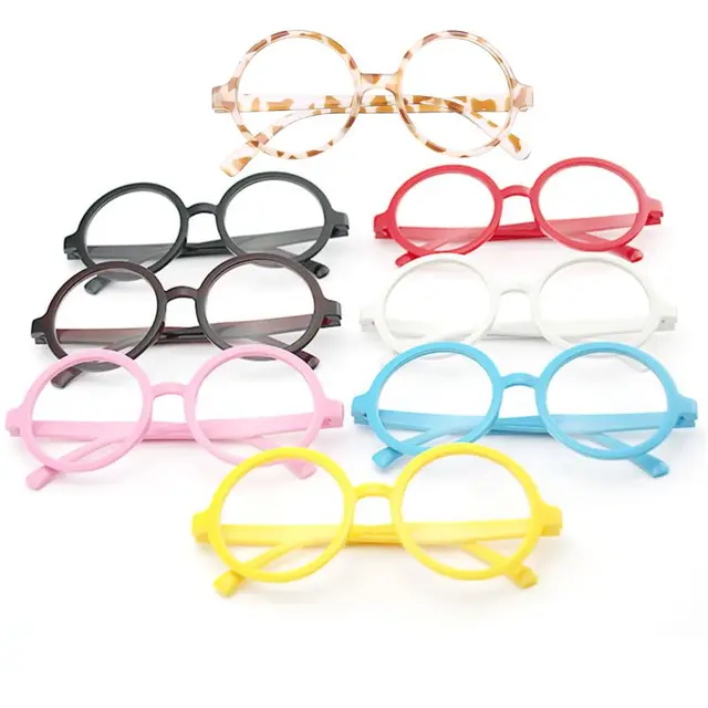 1PC Star Power HP Men Wizard Quality Round Frame Glasses 7 Colors Adults Kids Party Cosplay Props 1