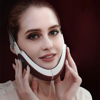 

V Line Face Slimming Lifting Facial Massager Machine Electric EMS Microcurrent Double Chin Lift Slimmer Skin Tightening Device