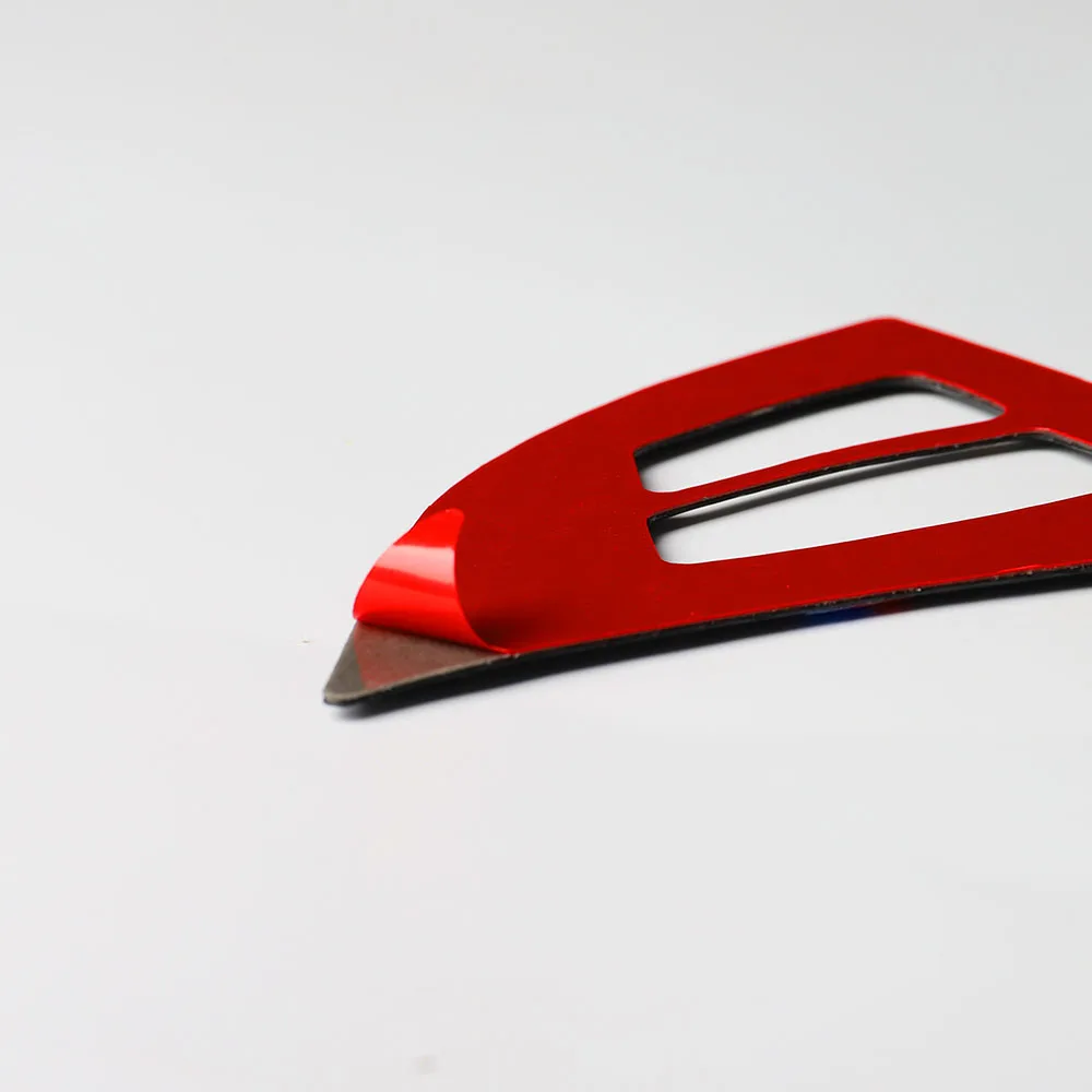 Настоящий углерод волокно Стайлинг кнопки на рулевом колесе декоративная