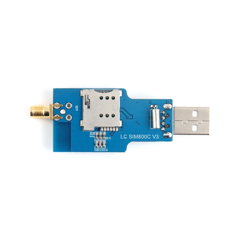Модуль USB к GSM четырехдиапазонный GSM GPRS SIM800C SIM800 модуль для беспроводной bluetooth-модуль SMS обмен сообщениями с антенной