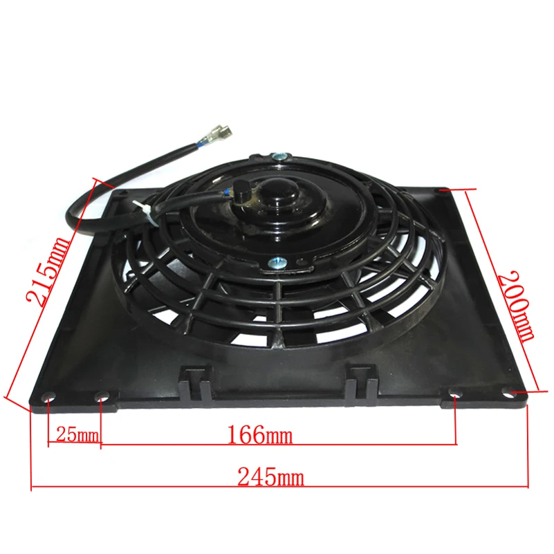 Good Quality Motorcycle Cooling Fan Oil Cooler Water Cooler Radiator Cooling Fan For ATV Quad Go Kart Buggy Dirt Pit Bike