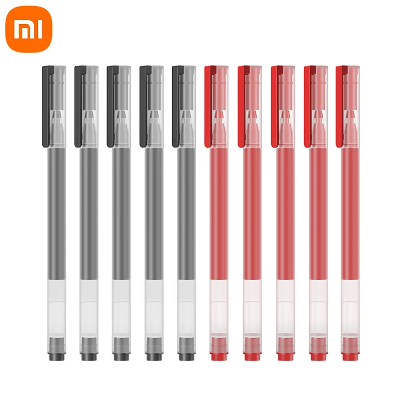 Xiaomi Mi супер емкость гелевая ручка прочные ручки прямого впрыска чернил гладкого
