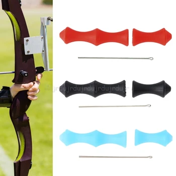 

1 Set Archery Finger Guard Arrow Bowstring Accessories Hunting Protector Silicone S24 19 dropship