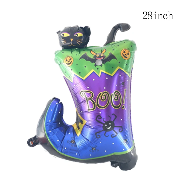 shoes 1 комплект мультфильм Пиратский корабль Алюминий шар Хэллоуин декоративный шар 18 дюймов череп латексных воздушных шаров детский день рождения игрушки - Цвет: shoes
