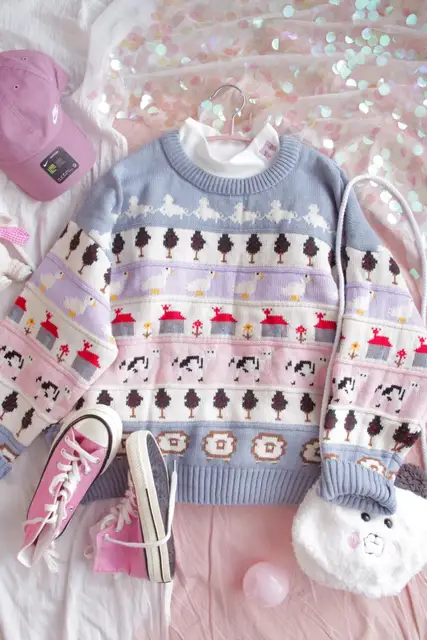 Vintage Farm Sweater  1