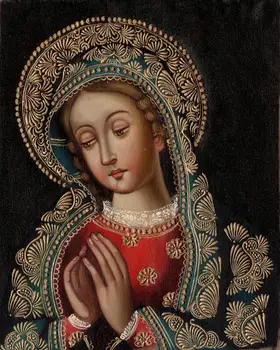 

Wholesale-Top canvas oil :Virgin Mary religion Christianity, print oil 3D gao qing