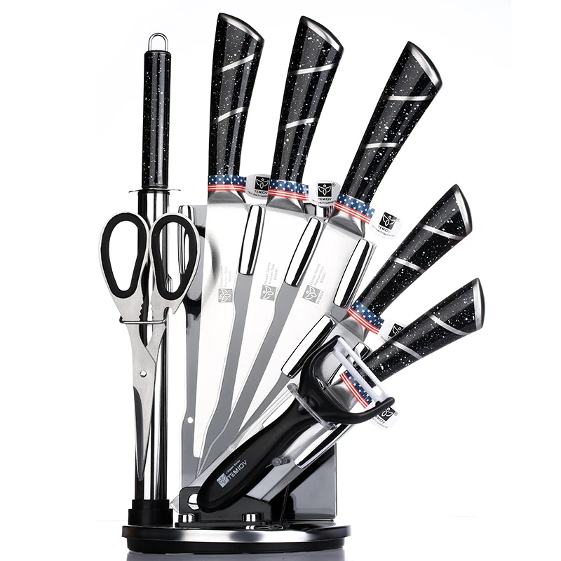 Профессиональные Кухонные ножи гаджеты набор ножей шеф повара подставка для